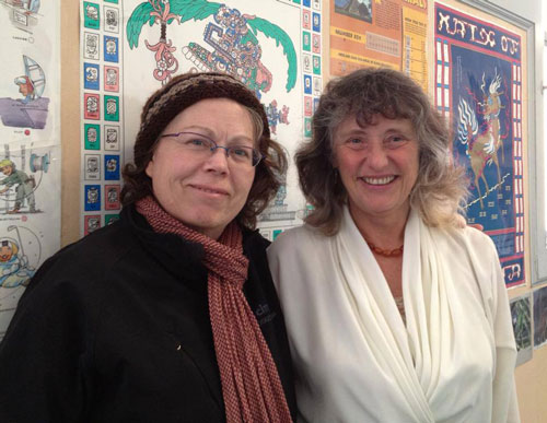 Patricia Delich and Holly Tannen at the San Francisco Free Folk Festival in 2013