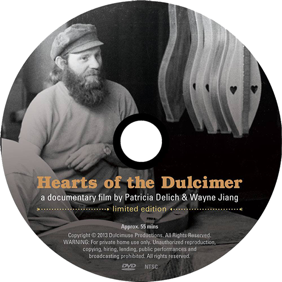 Howard Rugg on the Hearts of the Dulcimer DVD disc