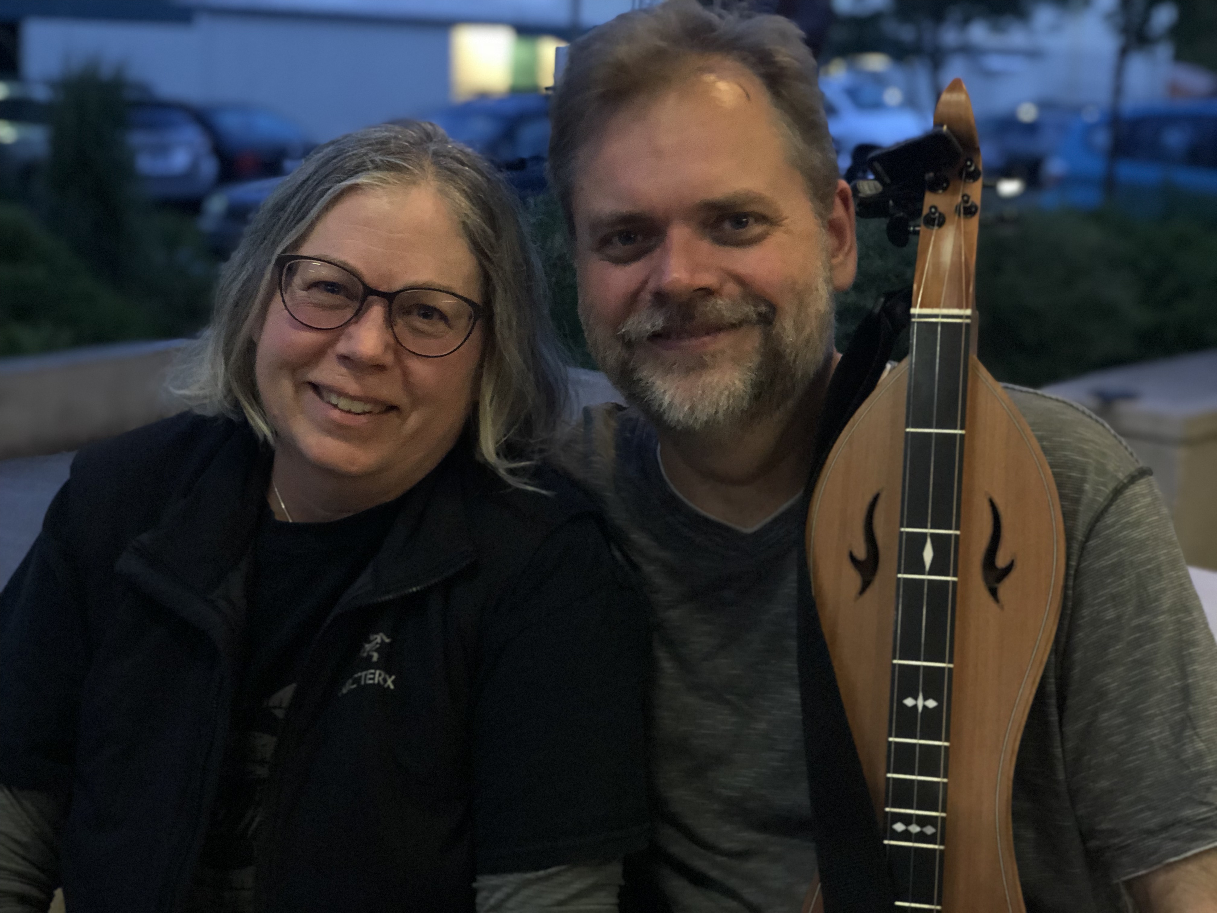 Patricia and Steve after the Columbia Gorge Orchestra concert (2018)