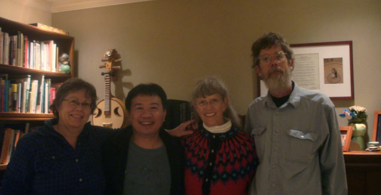 Bonnie and Max with filmmakers Patricia Delich and Wayne Jiang (2011)